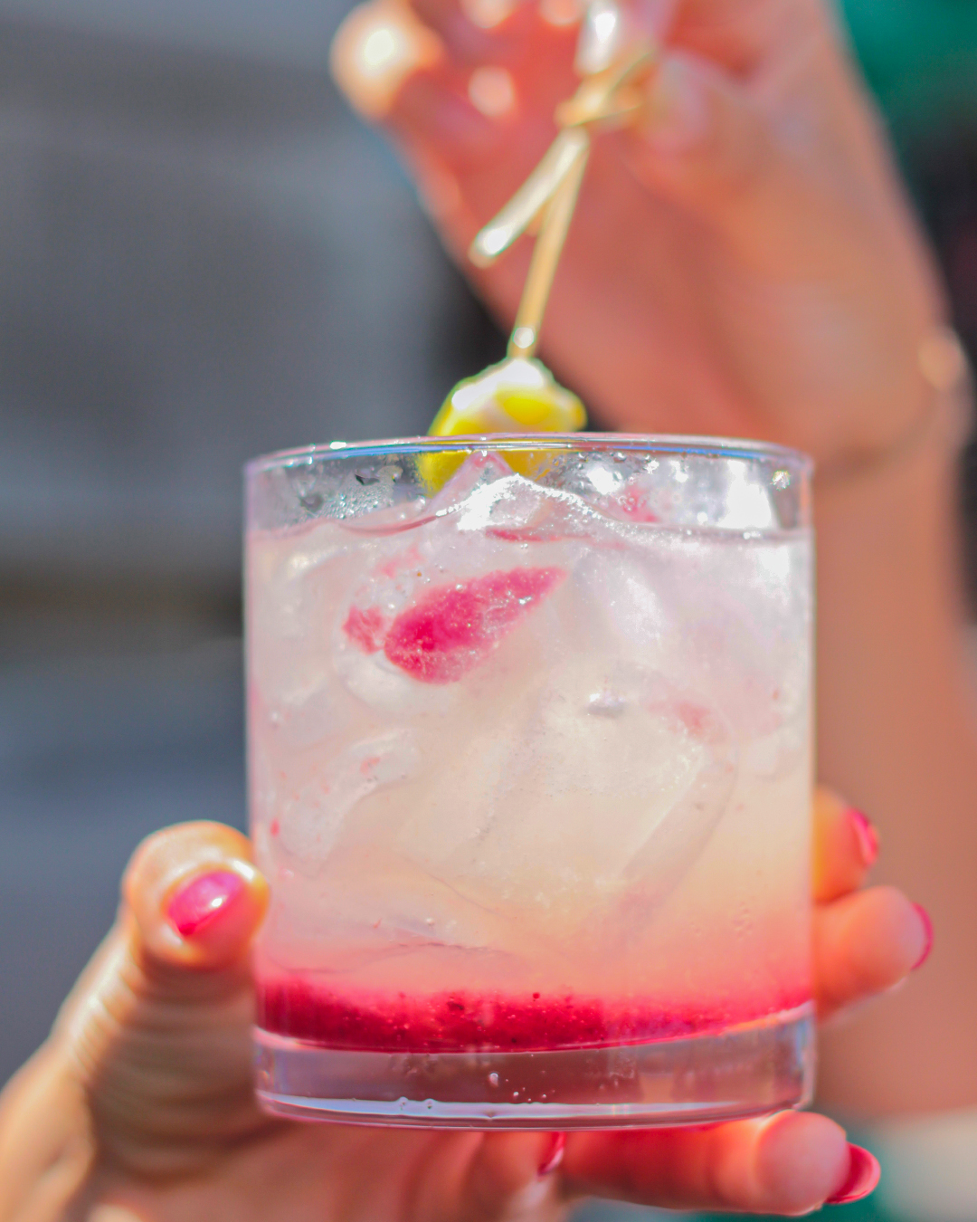 Drink tropical do Manga Rosa